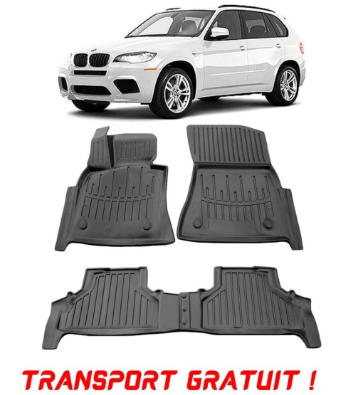 Bmw X5 (E70) (2006-2013) Set covorase auto cauciuc G.Modern Line 3D + Tavita portbagaj Modern Line transport gratuit