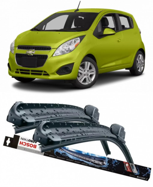 Chevrolet Spark Set 2 stergatoare parbriz Bosch Bosch Aerotwin compatibile cu Chevrolet Spark 2007-2014 (55 cm / 34 cm)