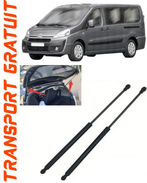 Citroen Jumpy II Set 2 amortizoare pentru portbagaj Krosno compatibil cu Citroen Jumpy II Van fabricat intre 2007-2016