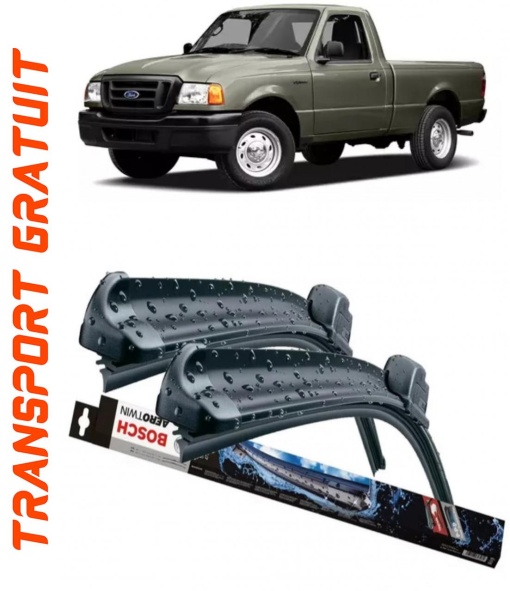 Ford Ranger Set 2 stergatoare parbriz pentru parbriz compatibile cu Ford Ranger fabricat incepand cu 2005, breloc Hella (45 cm / 45 cm)