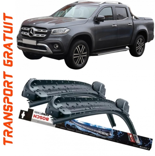 Mercedes X-Class Platform/Chassis Set 2 stergatoare parbriz Bosch Aerotwin 600/475mm compatibile cu Mercedes-Benz X-CLASS Platform/Chassis (470) (2017) (60 cm / 40 cm)