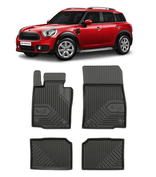 Mini Countryman I Din 09.2010 - 01.2017, Suv , Set Covorase Auto Tip Tavita Premium 3D, din cauciuc