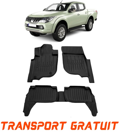 Mitsubishi L200 (2015-) Set covorase auto cauciuc G.Modern Line 3D