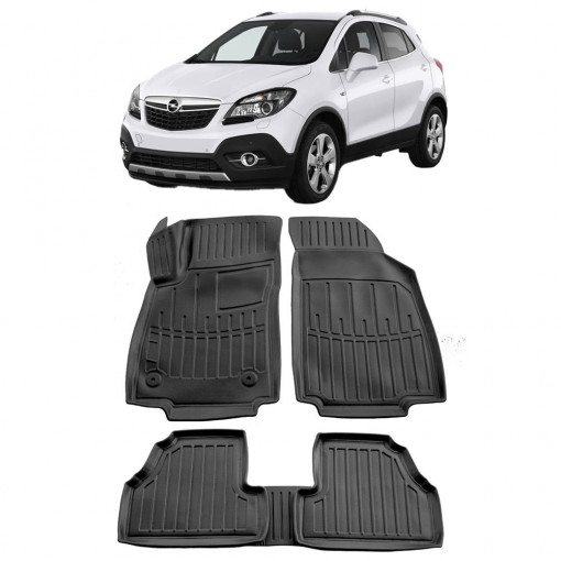 Opel Mokka A (2012-2021) Set covorase auto cauciuc G.Modern Line 3D