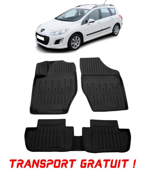 Peugeot 308 I (T7) (2007-2013) Set covorase auto cauciuc G.Modern Line 3D transport gratuit