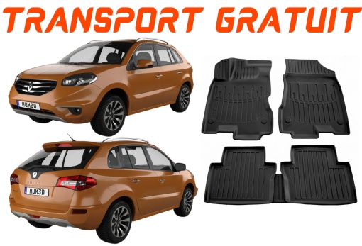 Renault Koleos I (2008-2016) Set covorase auto cauciuc G.Modern Line 3D transport gratuit