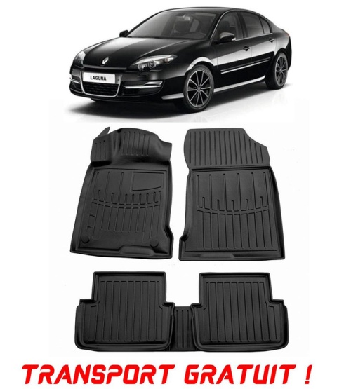 Renault Laguna III (T) (2007-2015) Set covorase auto cauciuc G.Modern Line 3D transport gratuit