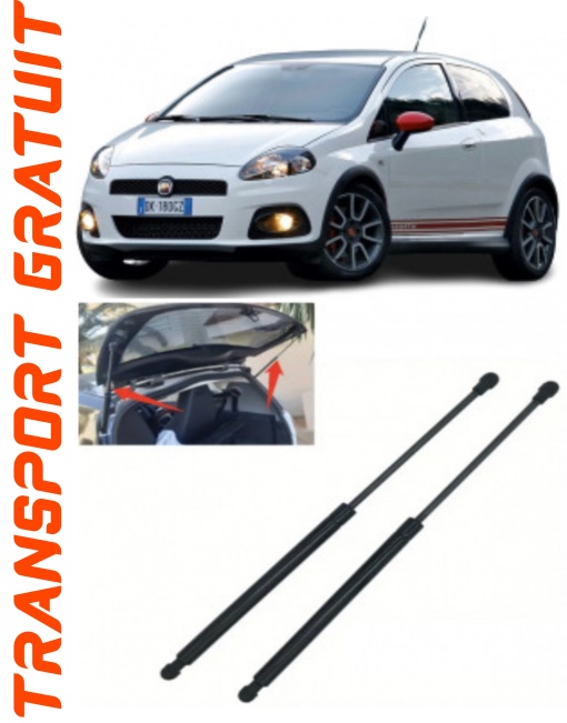 Set 2 amortizoare portbagaj Magnum Technology pentru Abarth Grande Punto, caroserie Hatchback, an fabricatie 2007 - 2010 Magnum