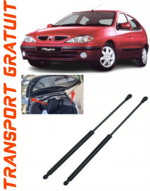 Set 2 amortizoare portbagaj Magnum Technology pentru Renault Megane I (BA0/1_), caroserie Hatchback, an fabricatie 1999 - 2004 Magnum