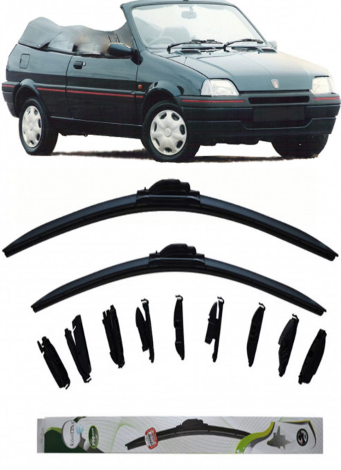 Set 2 stergatoare Kontakt Multi Adapter 40 cm/40 cm compatibile cu Rover 100 Convertible (Xp) din 1994-1998 (40 cm/40 cm)