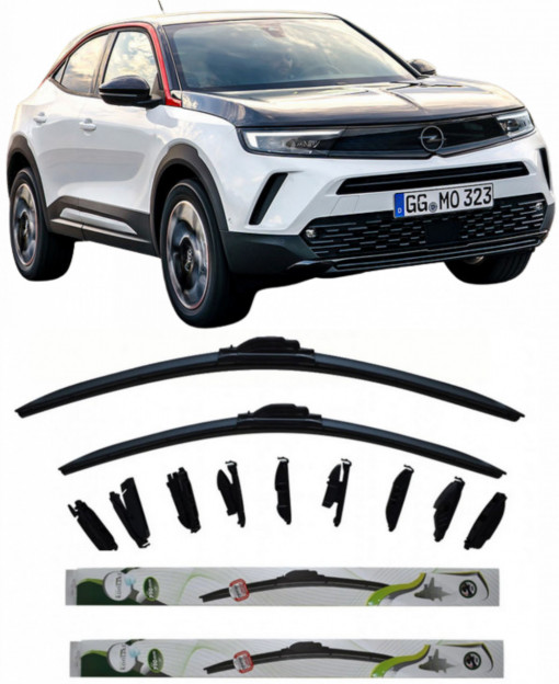 Set 2 stergatoare Kontakt Multi Adapter 60 cm/40 cm compatibile cu Opel Mokka din 2020 (60 cm/40 cm)