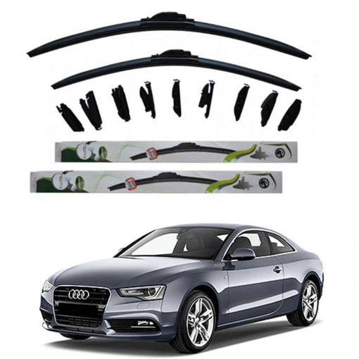 Set 2 stergatoare Kontakt Multi Adapter 60 cm/50 cm compatibile cu Audi A5 (F53, F5P) din 2016-2020 (60 cm/50 cm)