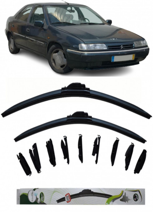 Set 2 stergatoare Kontakt Multi Adapter 60 cm/50 cm compatibile cu Citroen Xantia Estate Van (X2_) din 1997-2003 (60 cm/50 cm)