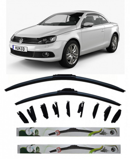 Set 2 stergatoare Multi Adapter 60/48 cm compatibile cu Volkswagen Eos (2006-2015)