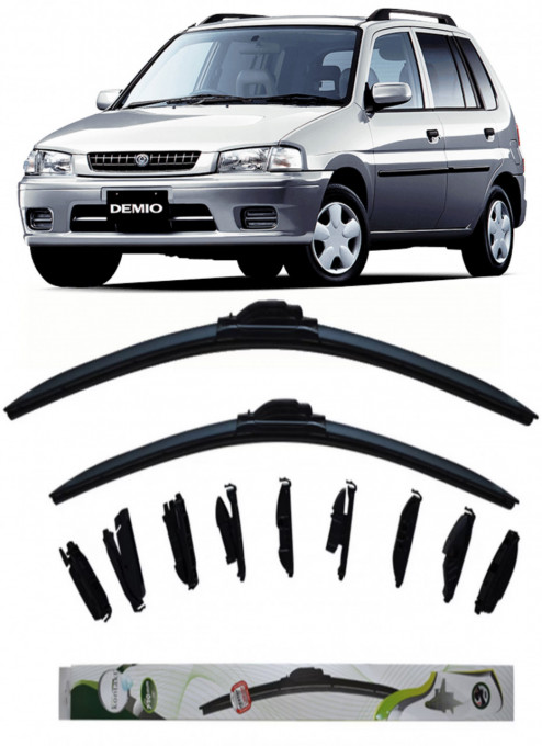 Set 2 stergatoare MultiAdapter 50cm/40cm compatibile cu Mazda Demio(1996 - 2003) (50 cm/40 cm)