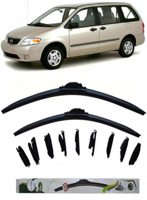 Set 2 stergatoare MultiAdapter 60cm/60cm compatibile cu Mazda MPV II (LW) (1999-2006) (60 cm/60 cm)