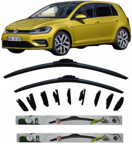 Set 2 stergatoare MultiAdapter 65cm/45cm compatibile cu Volkswagen GOLF VII (5G1, BQ1, BE1, BE2) (2012-2020) (65 cm/45 cm)