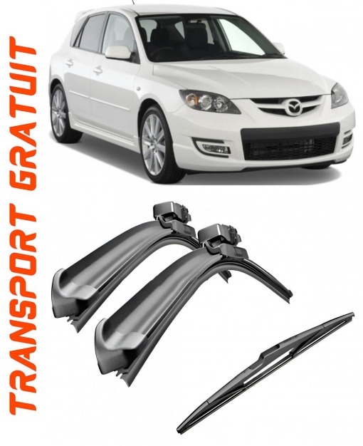 Set 3 stergatoare parbriz si luneta Bosch Aerotwin pentru Mazda 3 (BK) Hatchback (07.03 - 12.08) Bosch