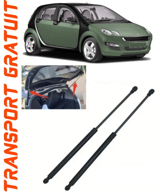 Smart Forfour Set 2 amortizoare pentru portbagaj Krosno compatibil cu Smart Forfour Hatchback fabricat intre 2004-2006