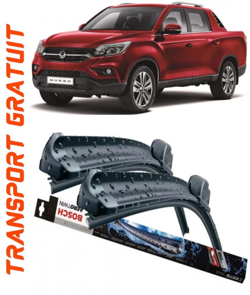 Ssangyong Musso Set 2 stergatoare parbriz Bosch Bosch Aerotwin 65 cm/47.5 cm compatibile cu Ssangyong Musso (Qk) din 2018 (65 cm / 47.5 cm)