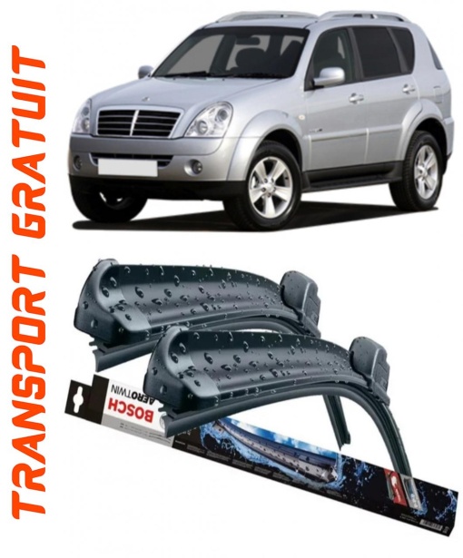 Ssangyong Rexton Set 2 stergatoare parbriz Bosch Aerotwin 600/475mm compatibile cu Ssangyong REXTON / REXTON II VAN (2011-2013) (50 cm / 50 cm)