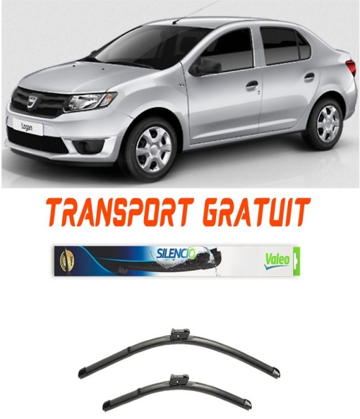 Stergatoare Dacia Logan Set 2 stergatoare parbriz Valeo pentru Dacia Logan 2012-2016 (55 cm / 50 cm)