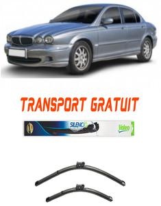 Stergatoare Jaguar X-Type Set 2 stergatoare parbriz pentru parbriz pentru Jaguar X-type fabricat in perioada 2001 - 2009, breloc Hella (55 cm / 47.5 cm)