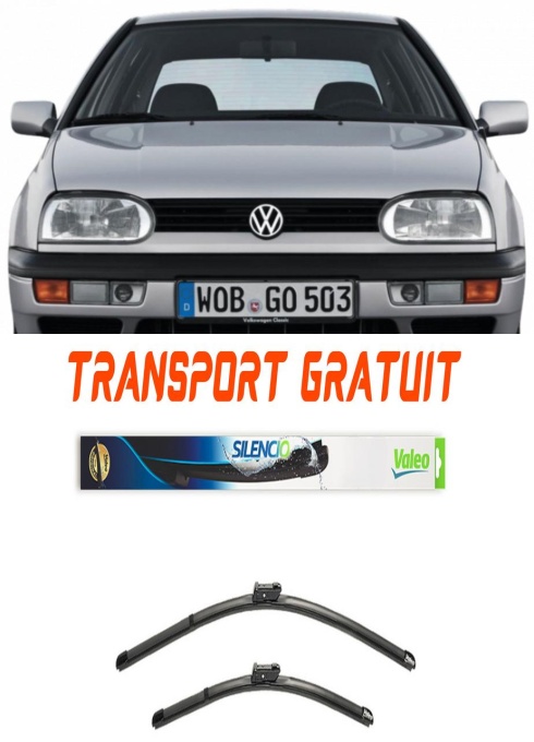Stergatoare Set 2 stergatoare parbriz Valeo 600/475mm pentru Volkswagen GOLF III (1H1) (1991-1997) Valeo