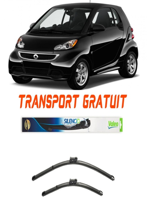 Stergatoare Smart Fortwo Set 2 stergatoare parbriz Valeo pentru Smart Fortwo 2015 (50 cm / 36 cm)