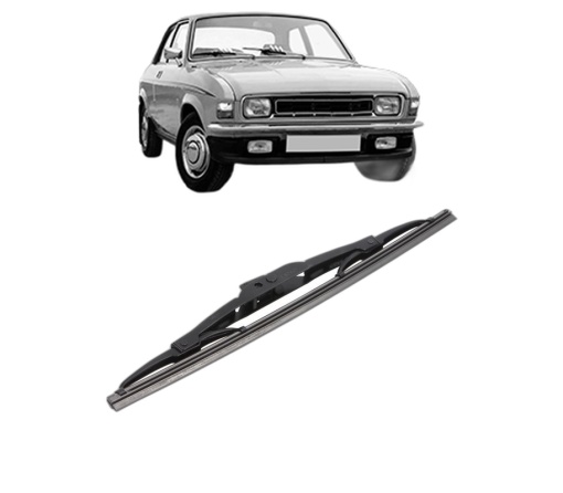 Stergator lamela spate AUSTIN ALLEGRO I Saloon din 1980 - 1981, pentru luneta auto, Bosch Twin, din cauciuc siliconat rezistent, 4 Stickere Auto AUSTIN