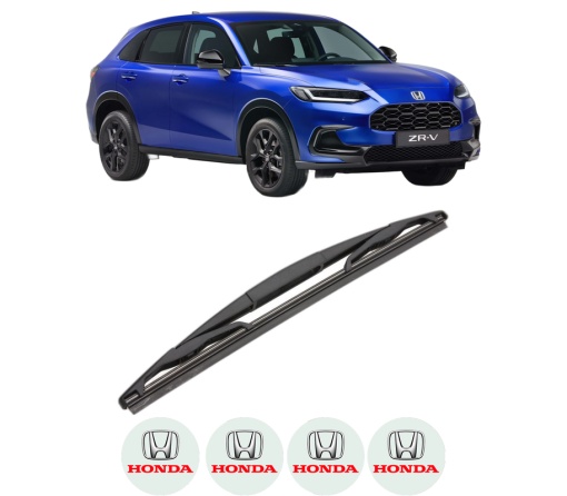 Stergator lamela spate HONDA ZR-V din 2023, pentru luneta auto, Valeo Silencio, din cauciuc siliconat rezistent, 4 Stickere Auto HONDA