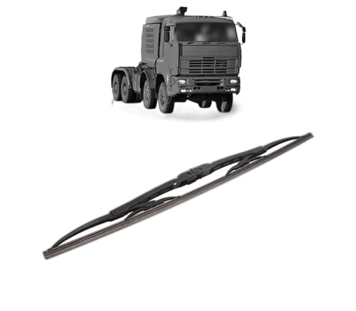 Stergator lamela spate KAMAZ 6522 din 2004, pentru luneta auto, Bosch Twin, din cauciuc siliconat rezistent, 4 Stickere Auto KAMAZ