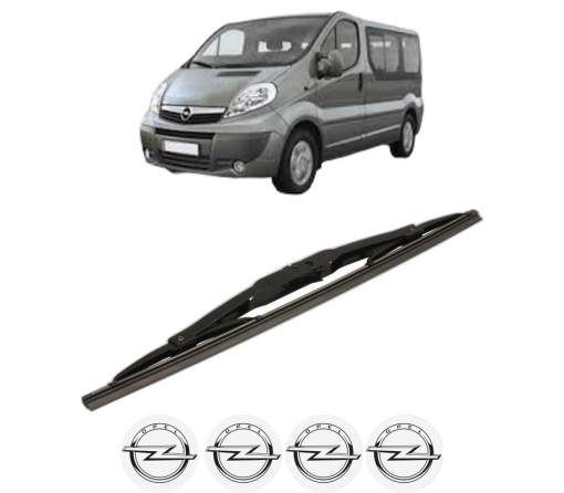 Stergator lamela spate OPEL VIVARO A Bus (X83) din 2001 - 2014, pentru luneta auto, Bosch Twin, din cauciuc siliconat rezistent, 4 Stickere Auto OPEL