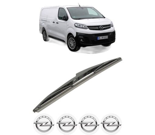 Stergator lamela spate OPEL VIVARO C Platform Cabin (K0) din 2020 - 2024, pentru luneta auto, Bosch Twin, din cauciuc siliconat rezistent, 4 Stickere Auto OPEL