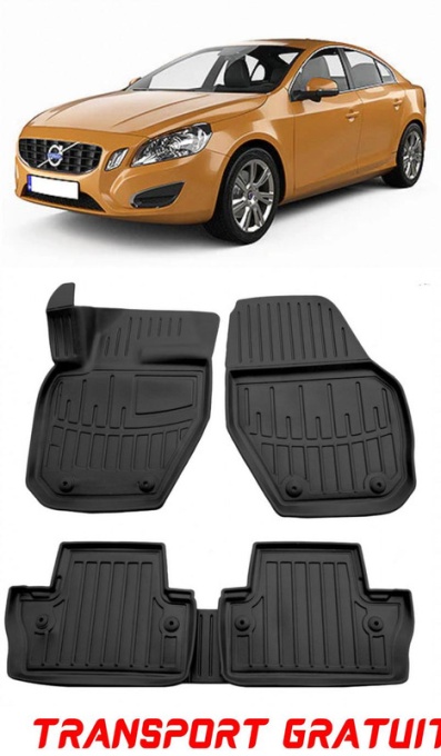 Volvo S60 II (2010-2018) Set covorase auto cauciuc G.Modern Line 3D transport gratuit