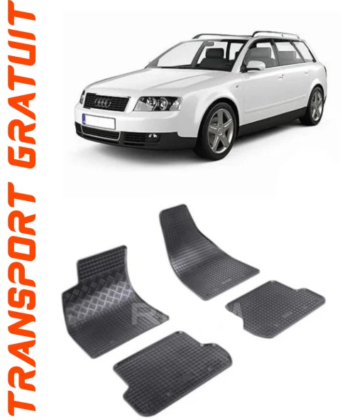 Audi A4 B6, Combi, fabricat din 11.2001 - 10.2004, set covorase auto dedicate, din cauciuc 100% Premium