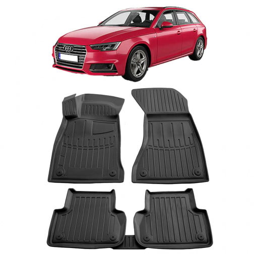 Audi A4 (B9) (2015-) Set covorase auto cauciuc G.Modern Line 3D