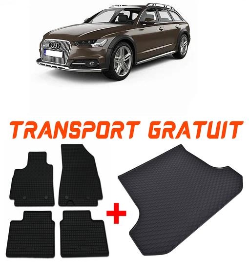 Audi A6 C7 din 09.2011 - 08.2018 Combi *2 , Set Covorase + tavita portbagaj auto