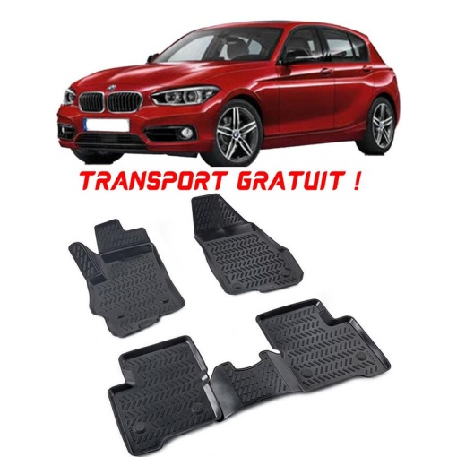 Bmw 1 Class II F20 / F21 2011-2019 Set 4 covorase auto din cauciuc tip tavita premium line 3D - Transport Gratuit!
