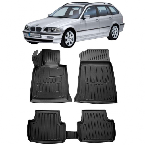 Bmw 3 (E46) (1998-2006) Set covorase auto cauciuc G.Modern Line 3D