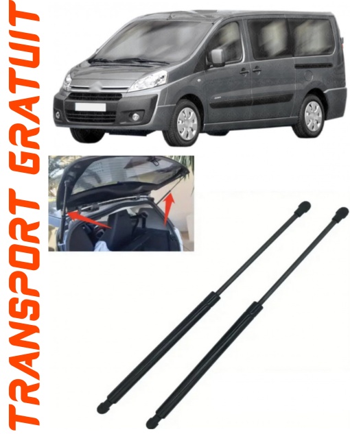 Citroen Jumpy II Set 2 amortizoare pentru portbagaj Krosno compatibil cu Citroen Jumpy II Van fabricat intre 2007-2016