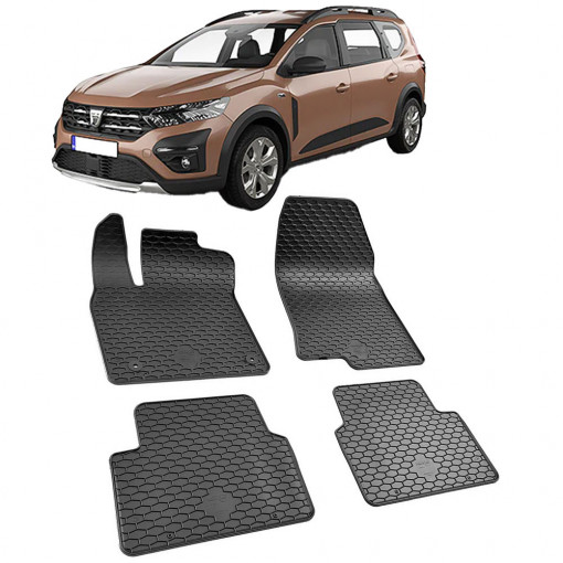 Dacia Jogger (2021-) Set Covorase Auto Cauciuc Umbrella Urban Line