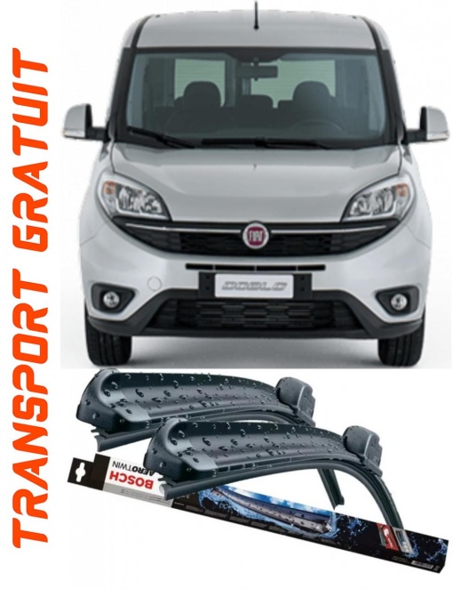Fiat Doblo Box Body/Mpv Set 2 stergatoare parbriz Bosch Aerotwin 600/475mm compatibile cu Fiat DOBLO Box Body/MPV (223_) (2001-2010) (53 cm / 45 cm)
