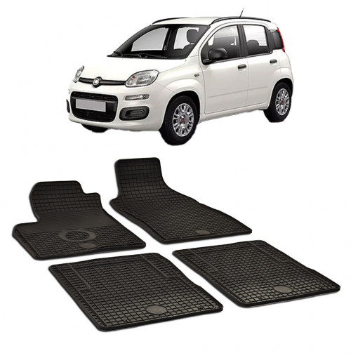 Fiat Panda Hybrid (2020-) Set 4 covorase auto cauciuc Urban Line