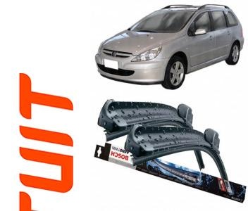 Peugeot 307 Break Set 2 stergatoare parbriz Bosch Bosch Aerotwin 70 cm/65 cm compatibile cu Peugeot 307 Break (3E) din 2002-2009 (70 cm / 65 cm)