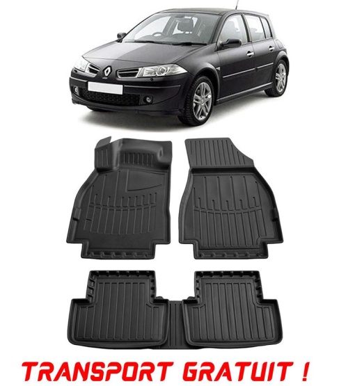 Renault Megane II (2002-2009) Set covorase auto cauciuc G.Modern Line 3D pentru transport gratuit