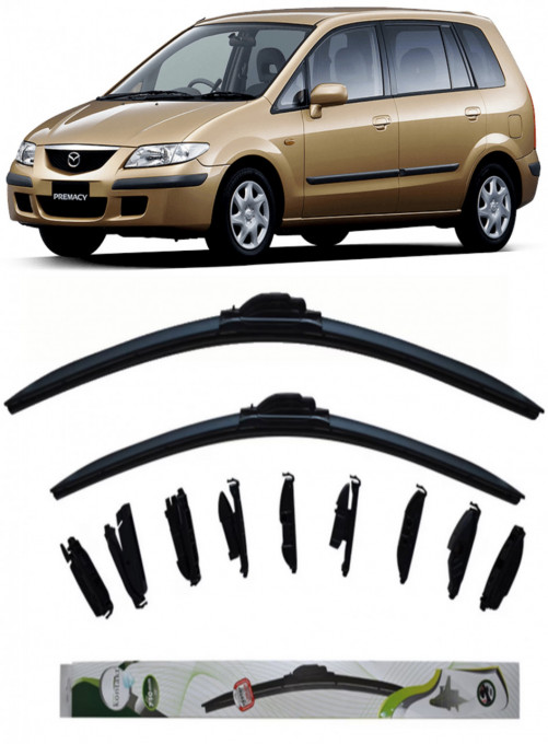 Set 2 stergatoare Multi Adapter 60/48 cm compatibile cu Mazda Premacy (1999 - 2005 ) (58 cm/40 cm)