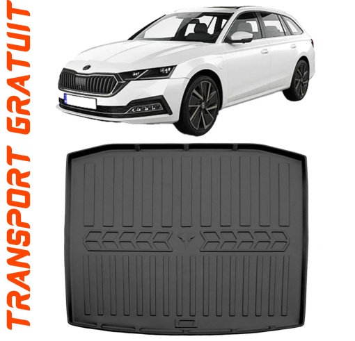 Skoda Octavia IV (A8) Combi (2020-prezent) Tavita cauciuc pentru protectie portbagaj dedicata pentru SKODA Octavia IV Transport Gratuit