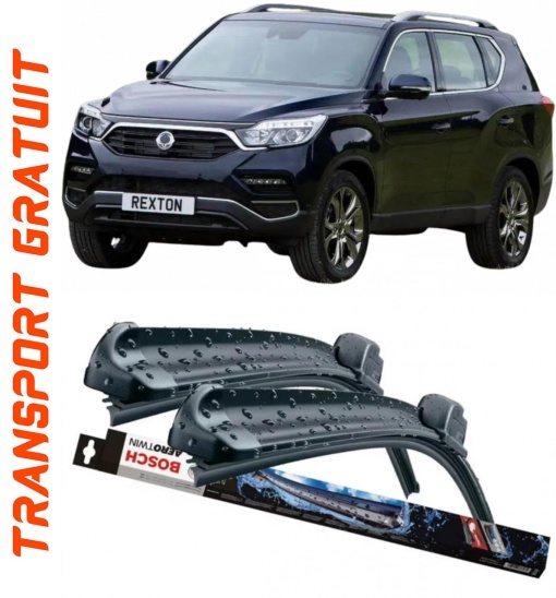 Ssangyong Rexton Set 2 stergatoare parbriz Bosch Bosch Aerotwin 65 cm/47.5 cm compatibile cu Ssangyong Rexton (Y400) din 2017 (65 cm / 47.5 cm)