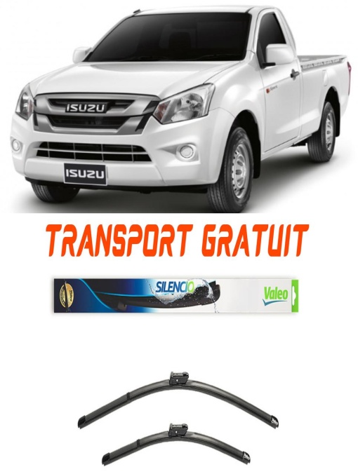 Stergatoare Isuzu D-Max II Platform/Chassis Set 2 stergatoare parbriz Valeo 600/475mm pentru Isuzu D-MAX II Platform/Chassis (TFR, TFS) (2012) (55 cm / 47.5 cm)